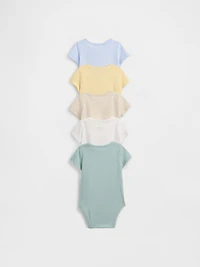 Baby First Favorites Organic Cotton Bodysuit (5-Pack)