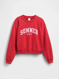 Gap × Summer Fridays Oversized Raglan Logo Sweatshirt