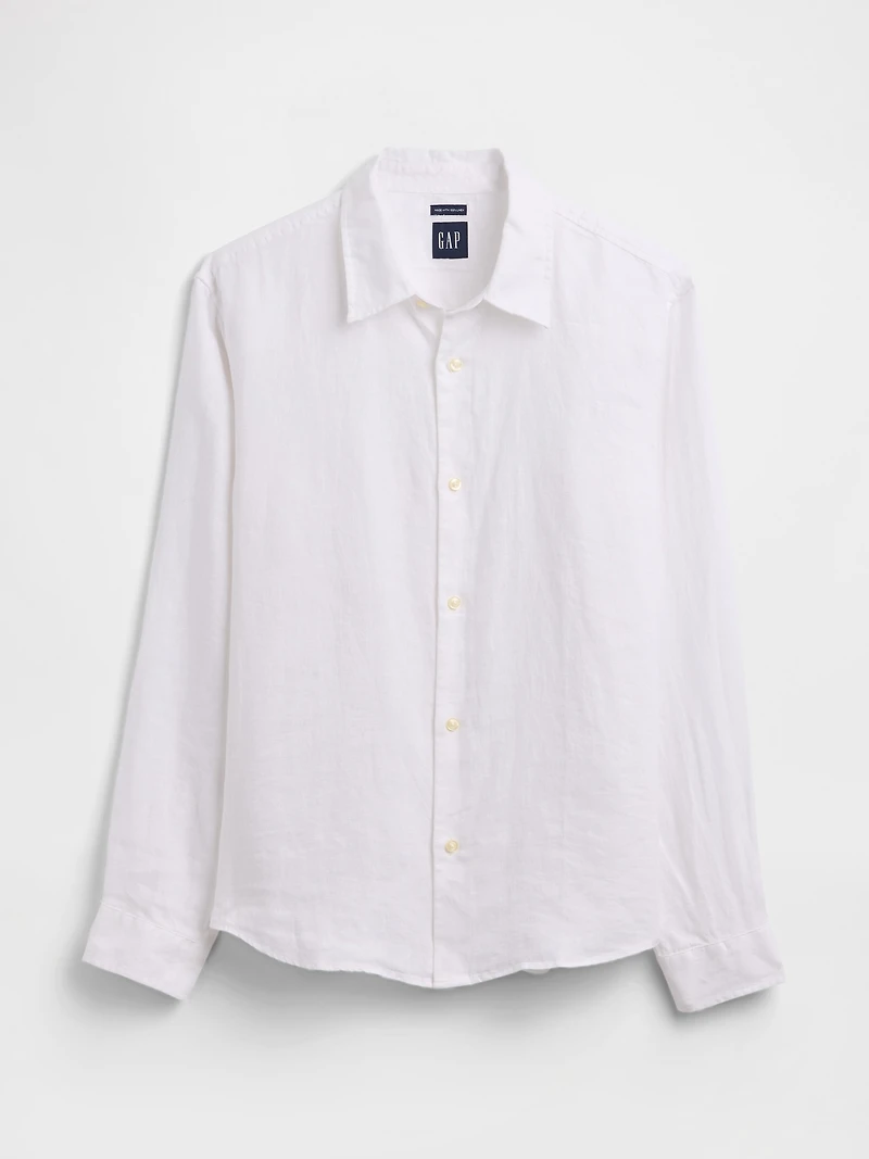 100% Linen Relaxed Shirt