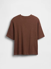 Kids Oversized Waffle T-Shirt