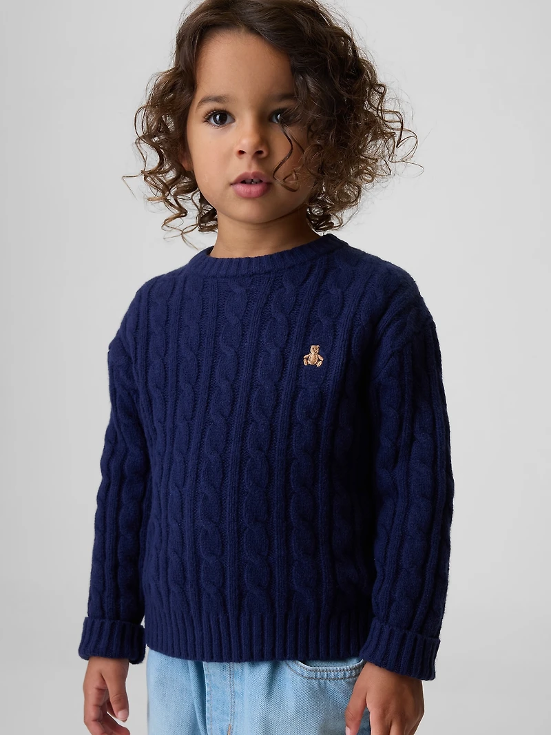 Baby & Toddler CashSoft Cable-Knit Sweater
