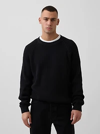Classic Raglan Crewneck Sweater