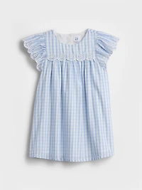 Baby & Toddler Eyelet Gingham Dress
