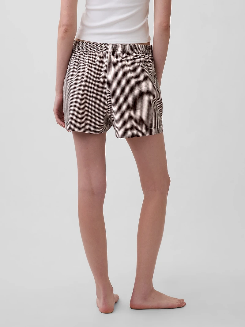 Poplin PJ Boxer Shorts