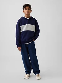 Kids VintageSoft Relaxed Henley Hoodie