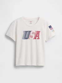 Team USA Crop T-Shirt