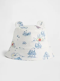 Baby Winnie The Pooh Cotton Gauze Bucket Hat