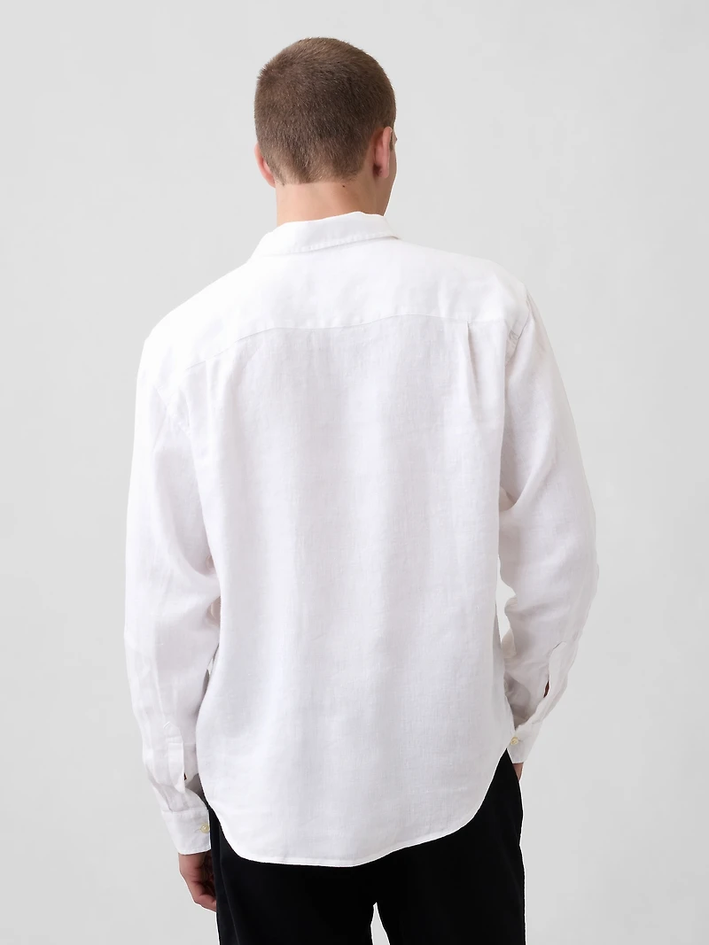 100% Linen Relaxed Shirt