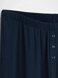 Mini Rib Wide-Leg PJ Pants