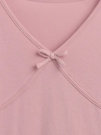 Kids Cross Front Bow T-Shirt