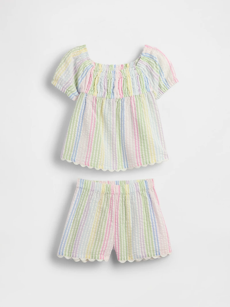 Baby & Toddler Seersucker Stripe Outfit Set
