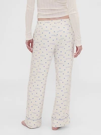 Gap × Summer Fridays Relaxed Flannel Dotted PJ Pants