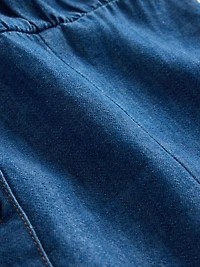Kids Denim Drop-Waist Dress
