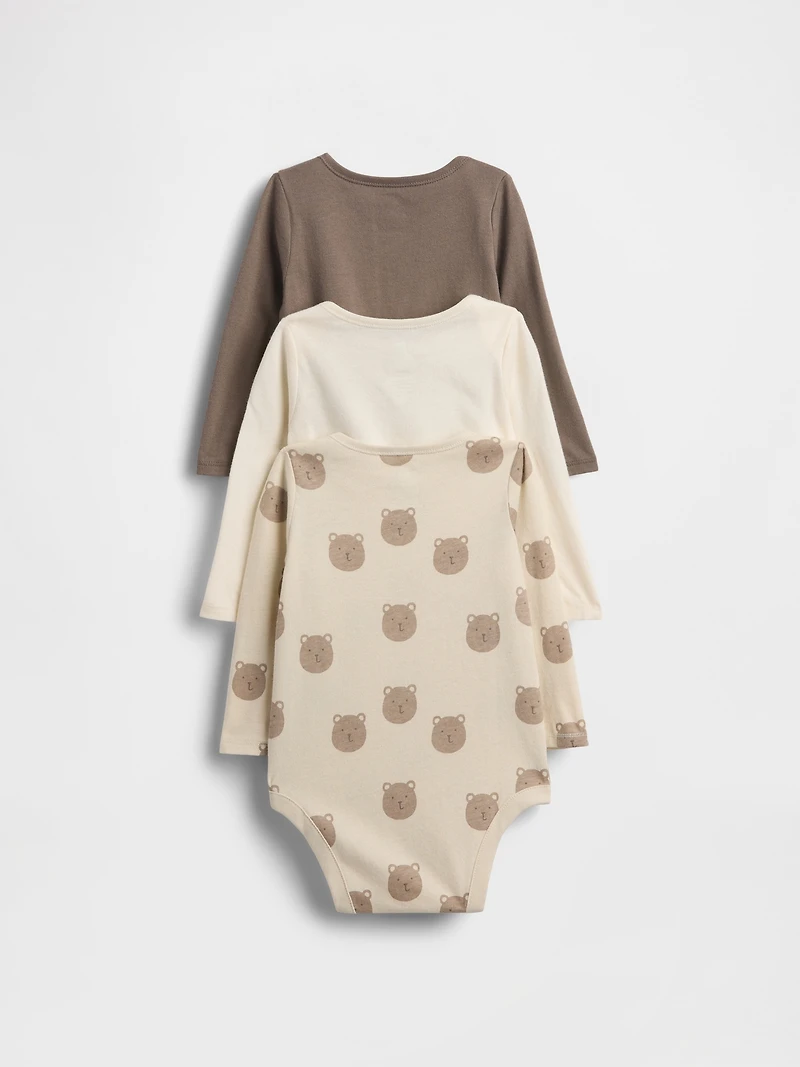 Baby First Favorites Organic Cotton Bodysuit (3-Pack