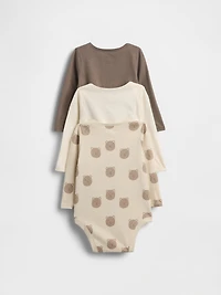 Baby First Favorites Organic Cotton Bodysuit (3-Pack