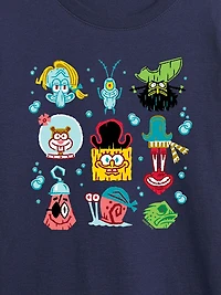 Toddler The Spongebob Movie Search For Squarepants Grid Long Sleeve Tee