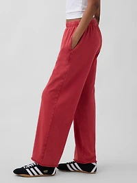 VintageSoft Terry Wide-Leg Sweatpants