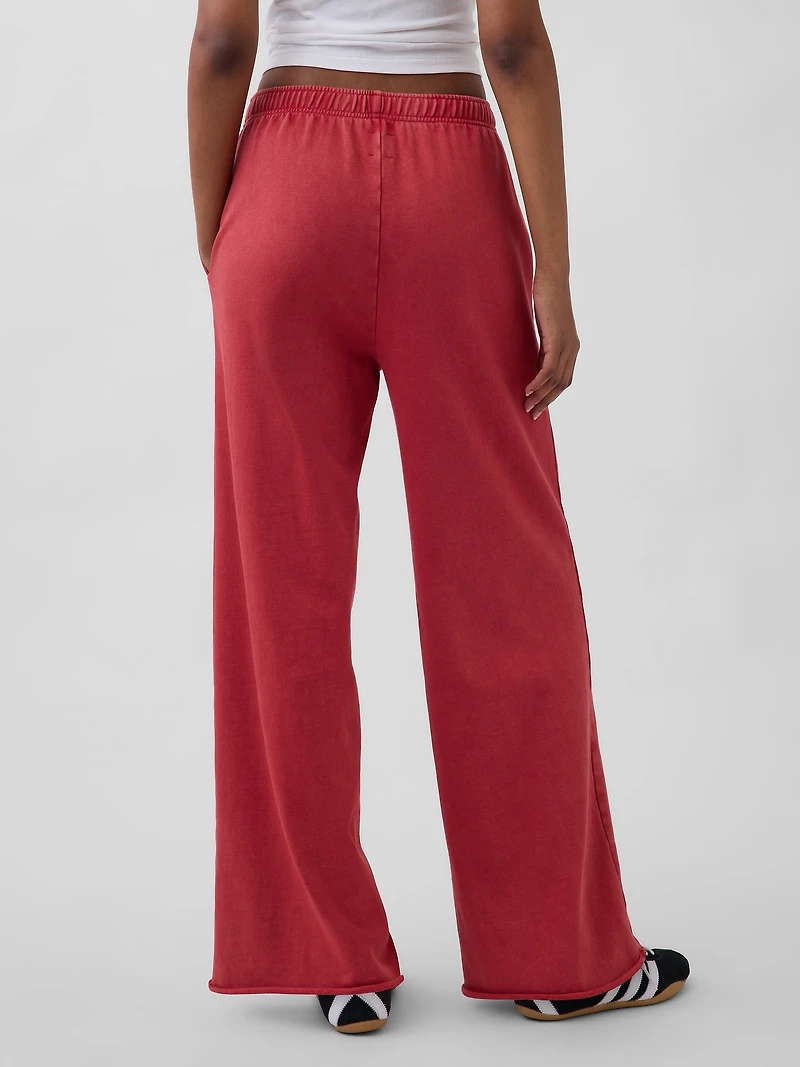 VintageSoft Terry Wide-Leg Sweatpants