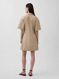 Poplin Mini Shirtdress