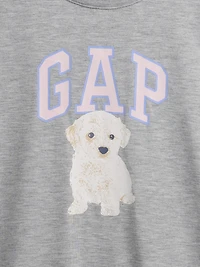 Kids Recycled Oversized Graphic Logo PJ T-Shirt