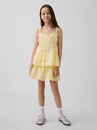 Kids Eyelet Foldover Skort