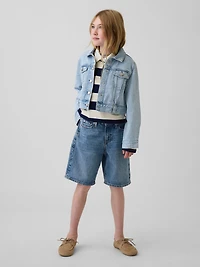 Kids Denim Crop Jacket