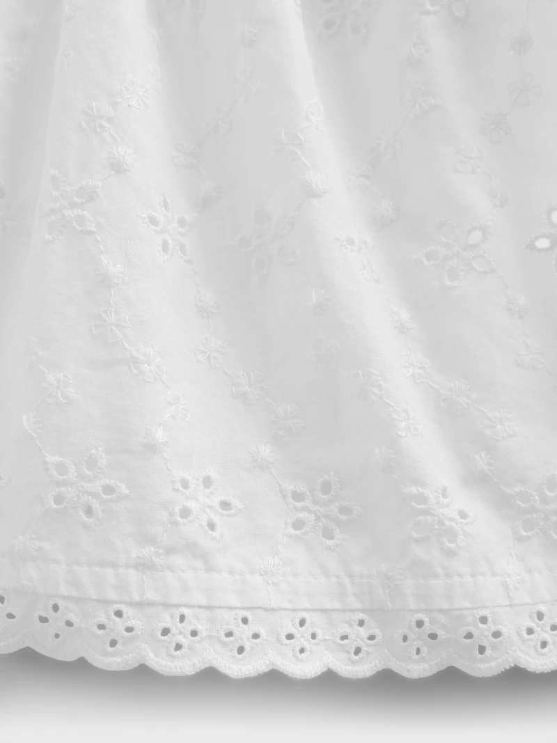 Kids Eyelet Foldover Skort