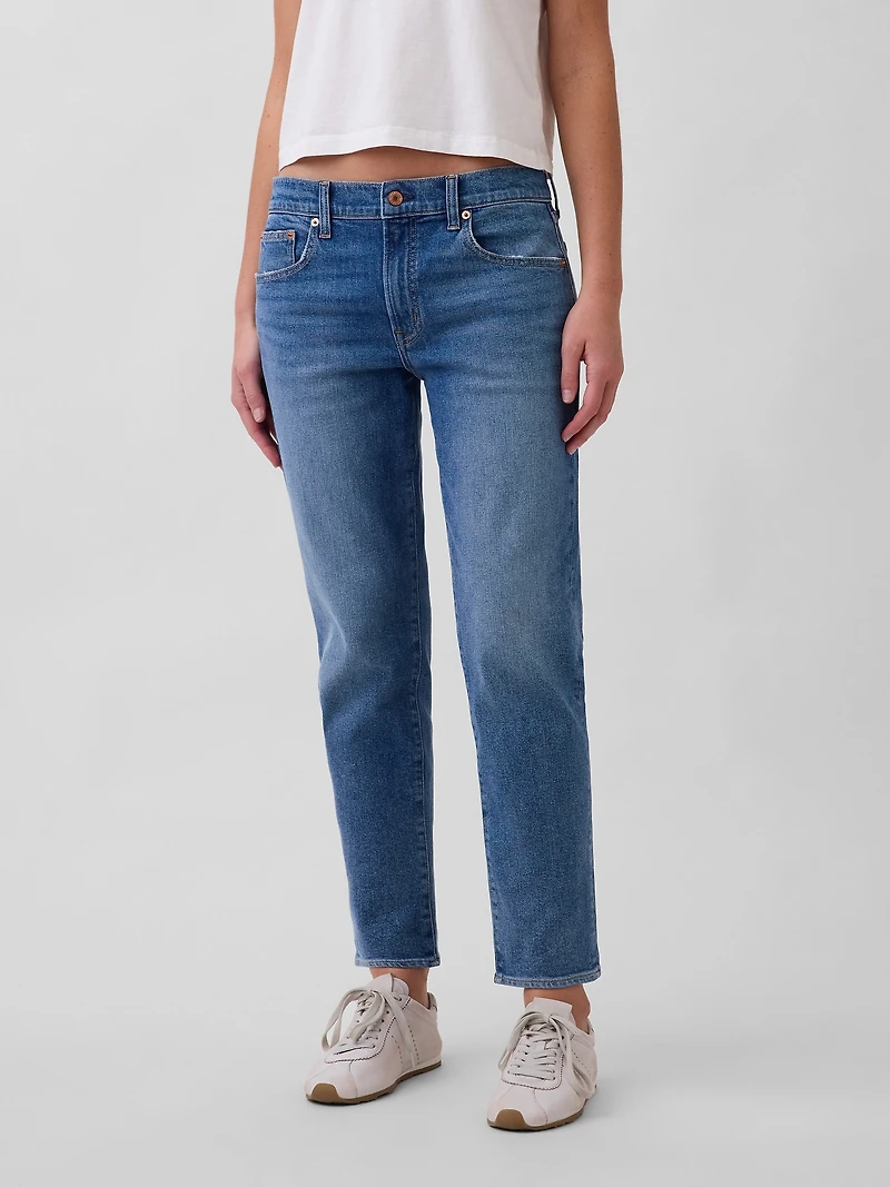 Mid Rise Slim Taper Jeans