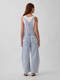 UltraSoft Denim Horseshoe Overalls