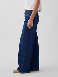 Low Rise Stride Wide-Leg Jeans
