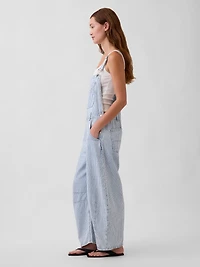 UltraSoft Denim Horseshoe Overalls