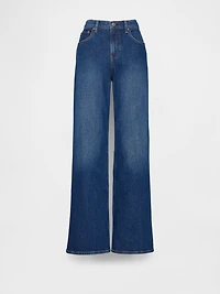 Mid Rise Stride Wide-Leg Jeans
