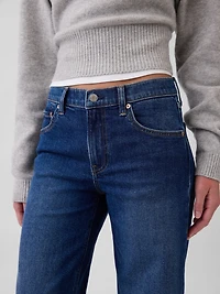 Mid Rise Stride Wide-Leg Jeans