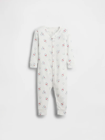 Baby Winnie The Pooh Organic Cotton One-Piece