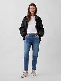 Mid Rise Slim Taper Jeans