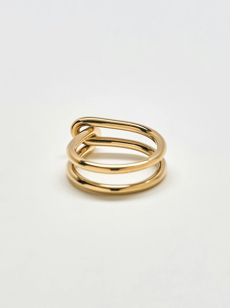 Admiral Row Gold Double Knot Ring