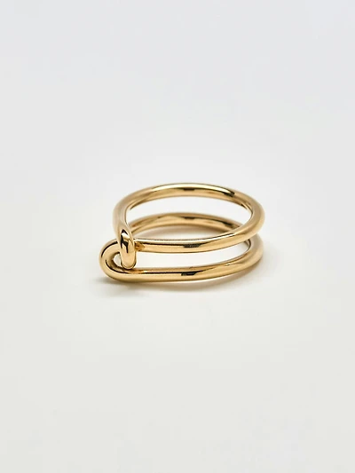 Admiral Row Gold Double Knot Ring