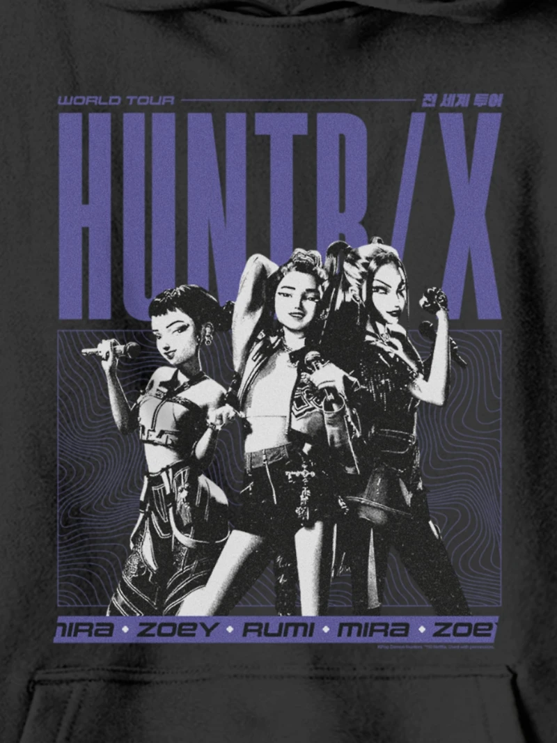 Kids K-Pop Demon Hunters Graphic Hoodie