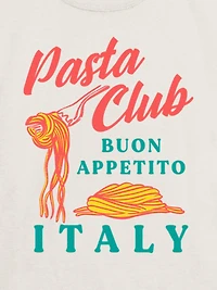 Kids Pasta Club Graphic T-Shirt