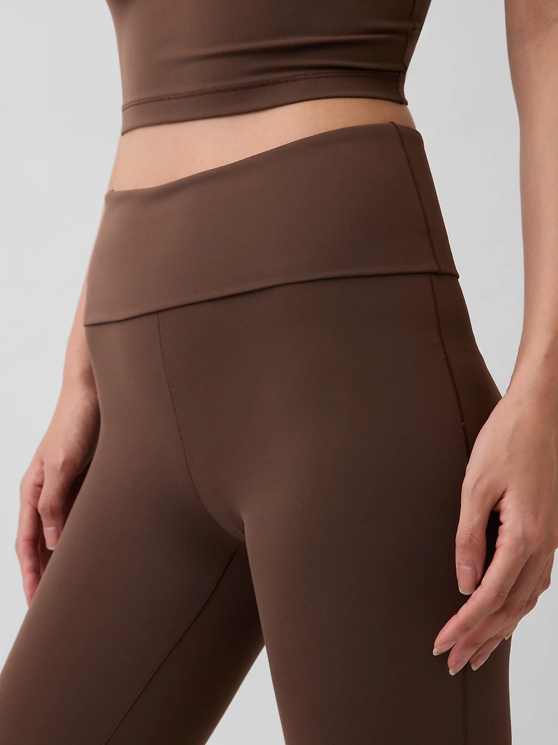 GapFit Smooth Foldover Mini Flare Leggings