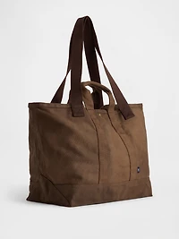 Waxed Canvas Tote Bag