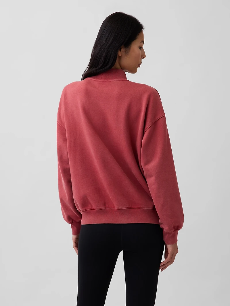 Heavyweight French Terry Oversized Mockneck Sweatshirt