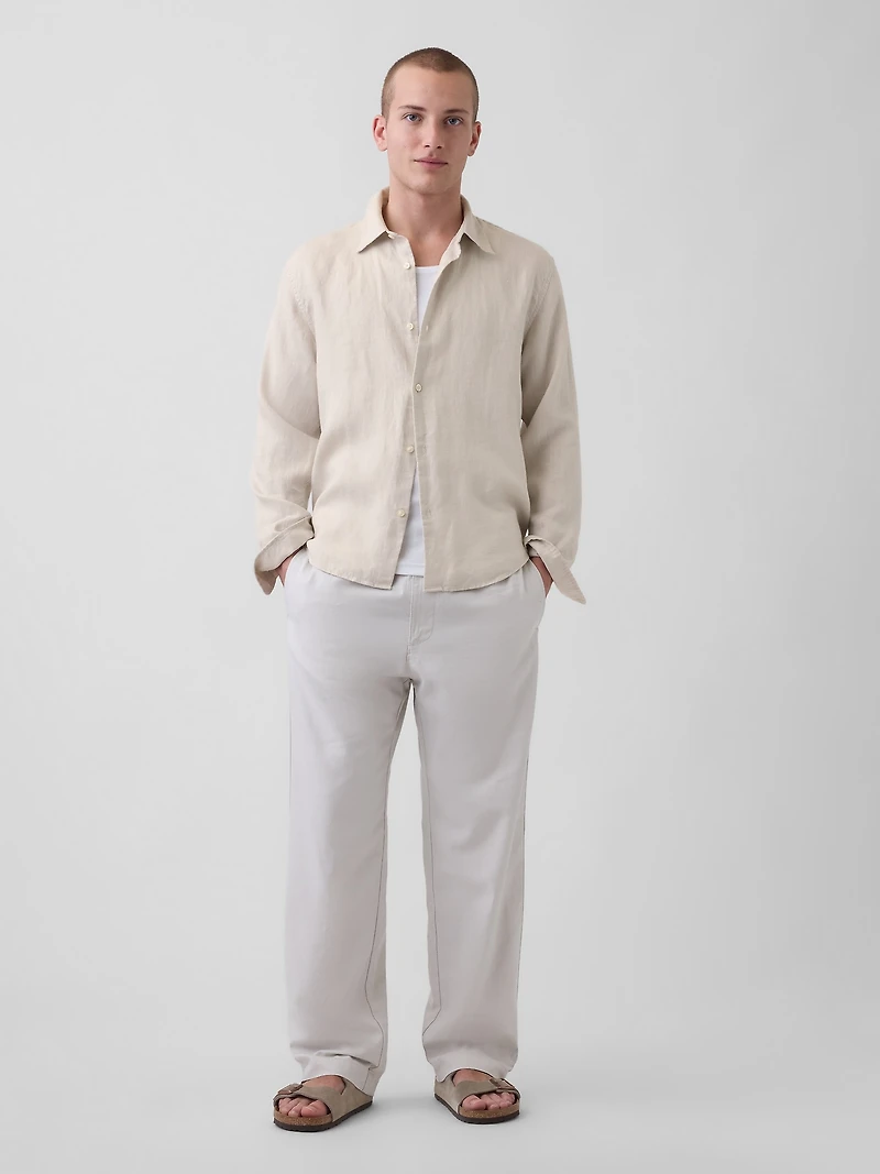 100% Linen Classic Shirt