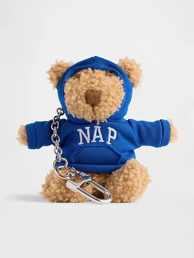 Brannan Bear Nap Hoodie Keychain Charm