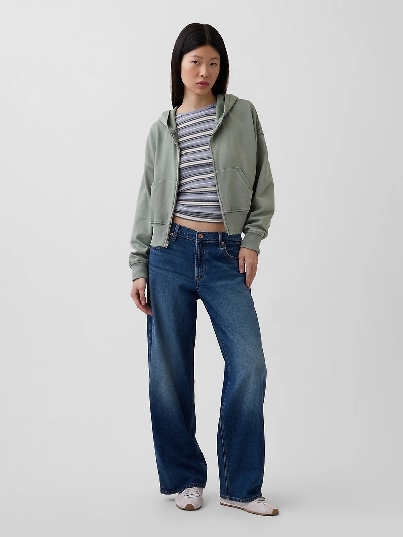 VintageSoft Terry Zip Hoodie