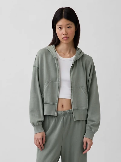 VintageSoft Terry Zip Hoodie