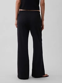 Knit Wide-Leg Pants