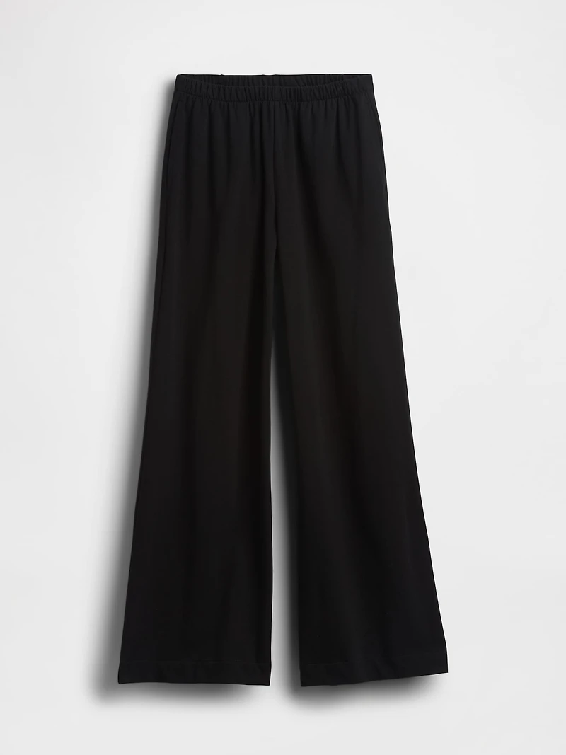 Knit Wide-Leg Pants