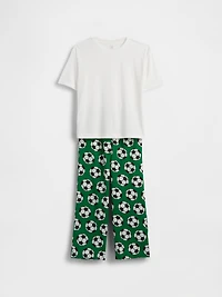 Kids Varsity Logo Oversized Recycled PJ Set