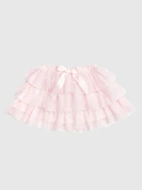 Sweet Wink Bow Lace Tiered Tutu